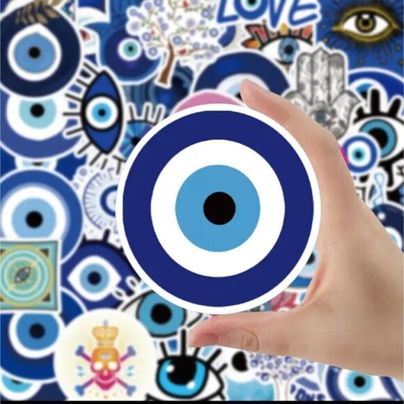 Evil eye protection stickers decals diy crafts - Picture 2 of 8